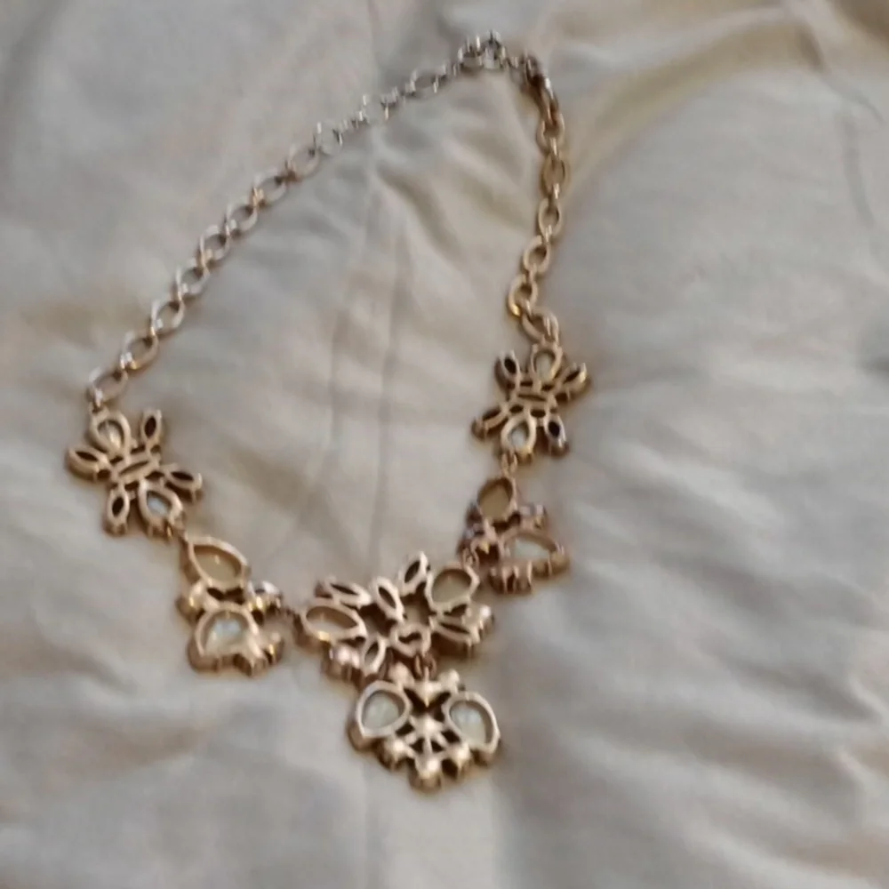 JCREW COLOURED STONES WITH RHINESTONE. STATEMENT PIECE - Picture 5 of 10